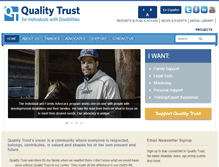 Tablet Screenshot of dcqualitytrust.org